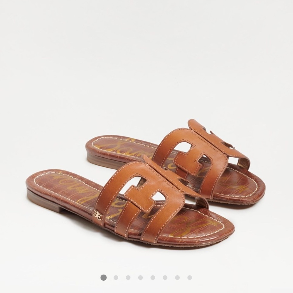 Brand new Sam Edelman Bay Slides in Saddle - W6